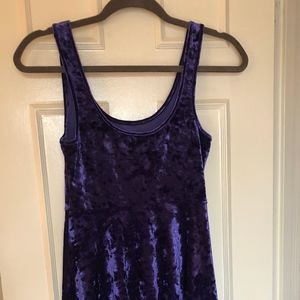 Purple Velvet Dress Size S